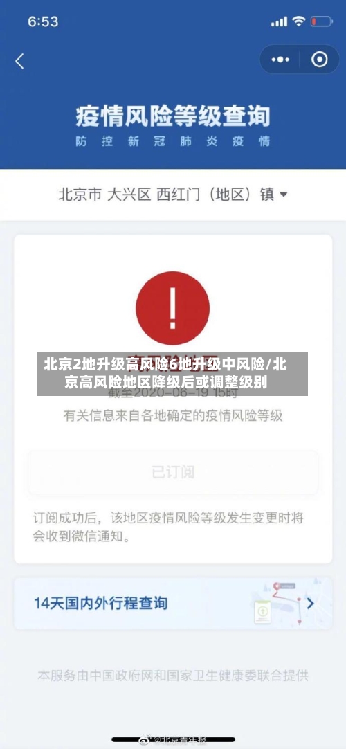 北京2地升级高风险6地升级中风险/北京高风险地区降级后或调整级别-第3张图片