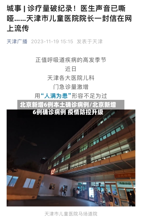北京新增6例本土确诊病例/北京新增6例确诊病例 疫情防控升级-第2张图片