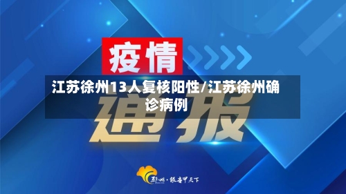 江苏徐州13人复核阳性/江苏徐州确诊病例-第2张图片