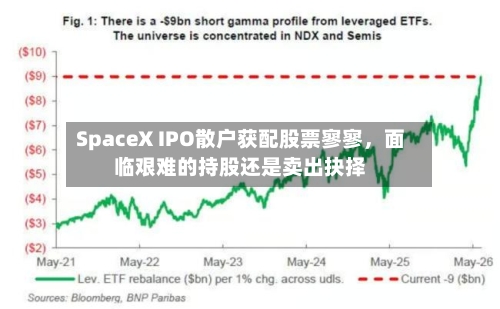 SpaceX IPO散户获配股票寥寥，面临艰难的持股还是卖出抉择