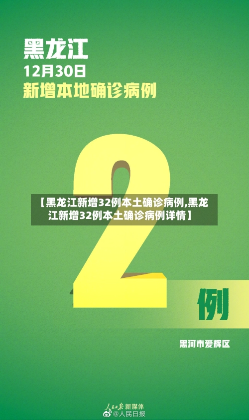 【黑龙江新增32例本土确诊病例,黑龙江新增32例本土确诊病例详情】
