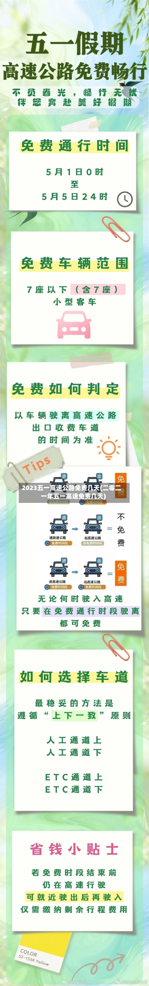 2023五一高速公路免费几天(二零二一年五一高速免费几天)-第2张图片