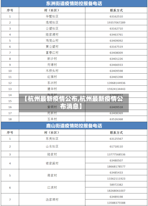 【杭州最新疫情公布,杭州最新疫情公布消息】-第2张图片